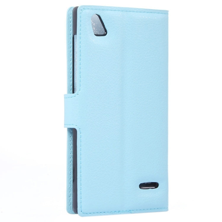 Horizontal Flip Solid color Leather Case with  Card Slots & Holder & Wallet for ZTE Blade VEC 4G
