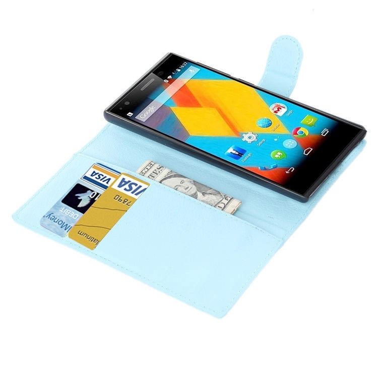 Horizontal Flip Solid color Leather Case with  Card Slots & Holder & Wallet for ZTE Blade VEC 4G