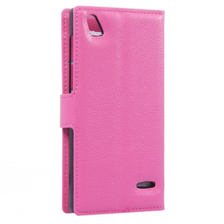 Horizontal Flip Solid color Leather Case with  Card Slots & Holder & Wallet for ZTE Blade VEC 4G