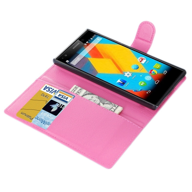 Horizontal Flip Solid color Leather Case with  Card Slots & Holder & Wallet for ZTE Blade VEC 4G