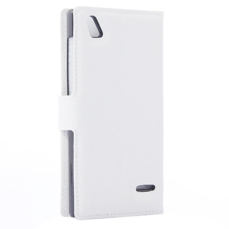 Horizontal Flip Solid color Leather Case with  Card Slots & Holder & Wallet for ZTE Blade VEC 4G