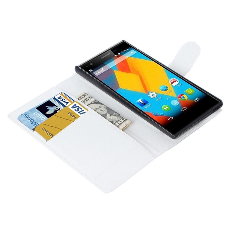 Horizontal Flip Solid color Leather Case with  Card Slots & Holder & Wallet for ZTE Blade VEC 4G