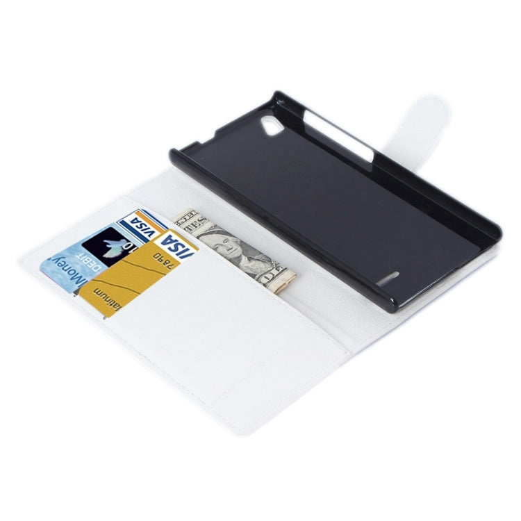 Horizontal Flip Solid color Leather Case with  Card Slots & Holder & Wallet for ZTE Blade VEC 4G