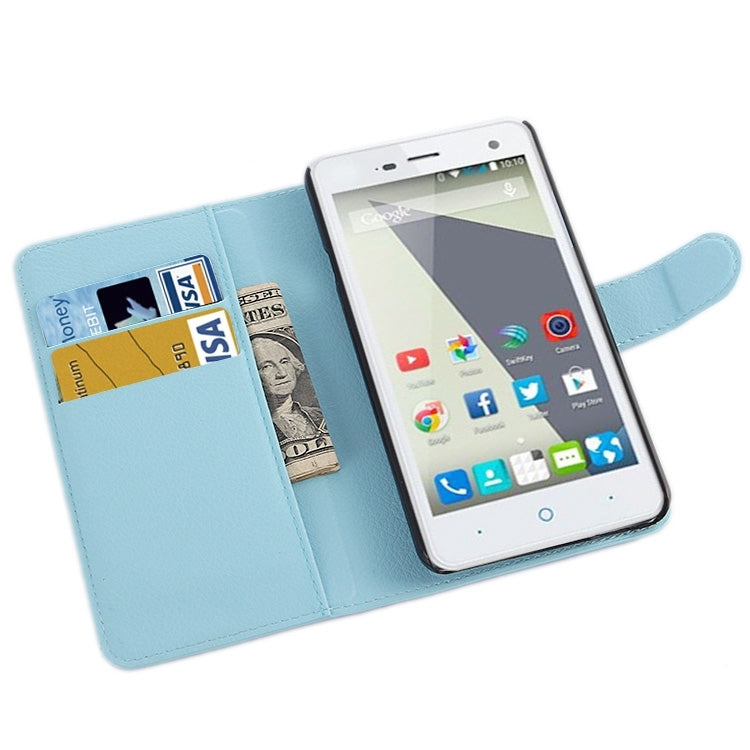 Horizontal Flip Solid color Leather Case with  Card Slots & Holder & Wallet for ZTE Blade L3