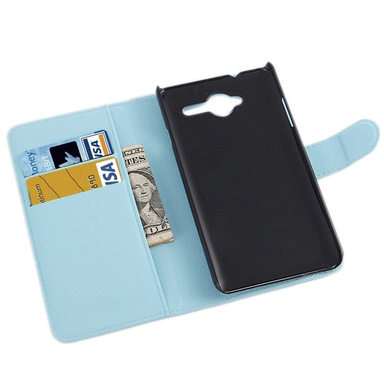 Horizontal Flip Solid color Leather Case with  Card Slots & Holder & Wallet for ZTE Blade L3
