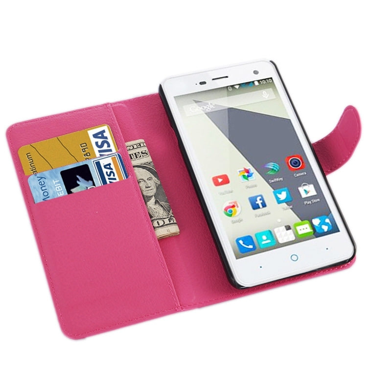 Horizontal Flip Solid color Leather Case with  Card Slots & Holder & Wallet for ZTE Blade L3