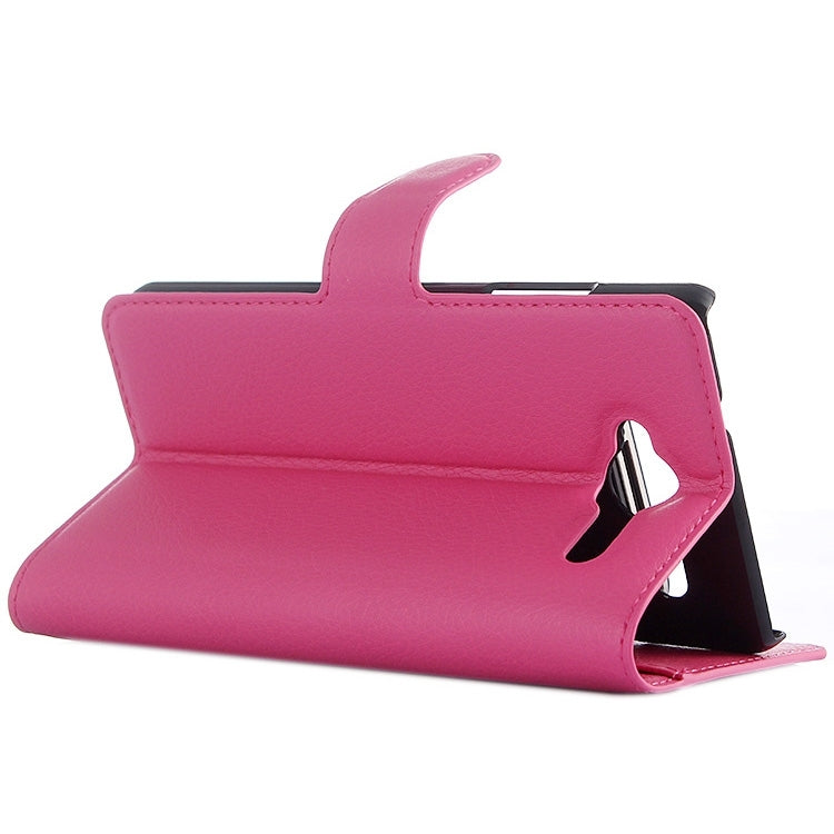 Horizontal Flip Solid color Leather Case with  Card Slots & Holder & Wallet for ZTE Blade L3