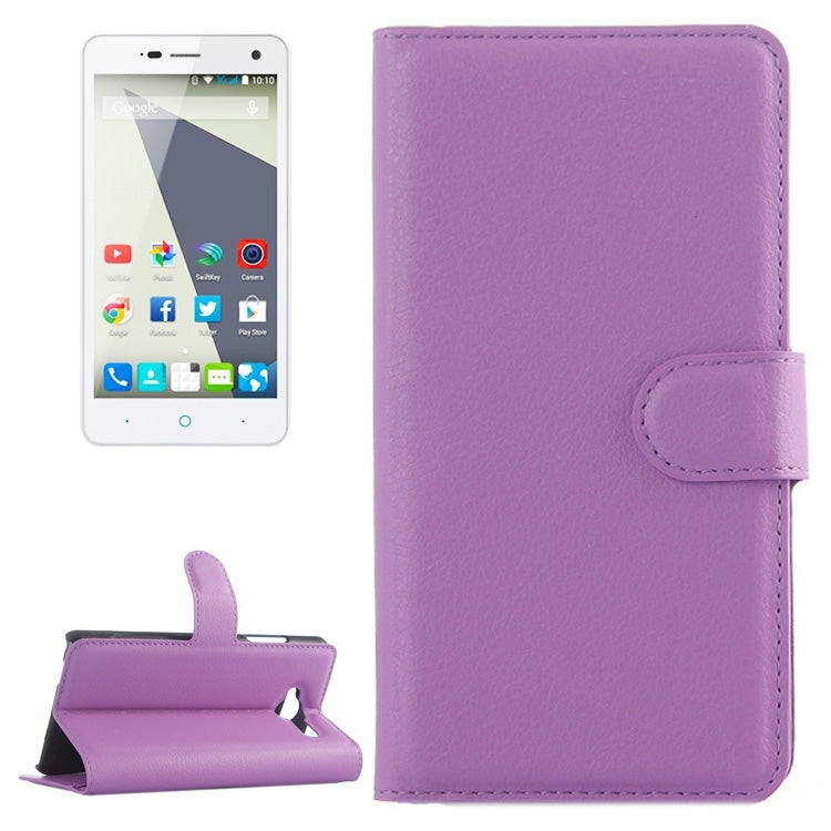 Horizontal Flip Solid color Leather Case with  Card Slots & Holder & Wallet for ZTE Blade L3