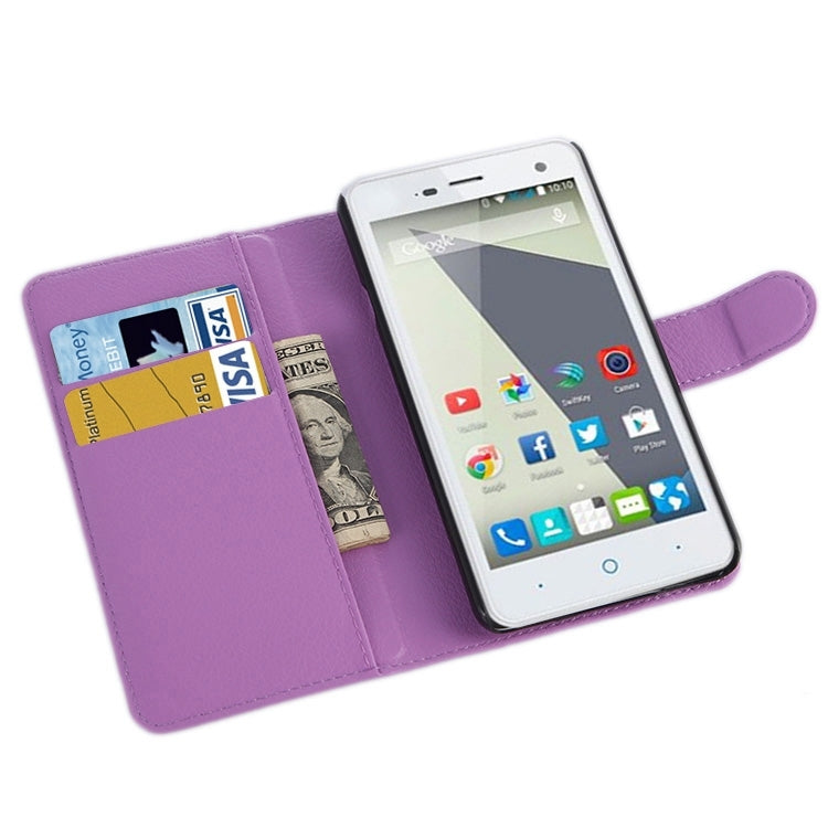 Horizontal Flip Solid color Leather Case with  Card Slots & Holder & Wallet for ZTE Blade L3