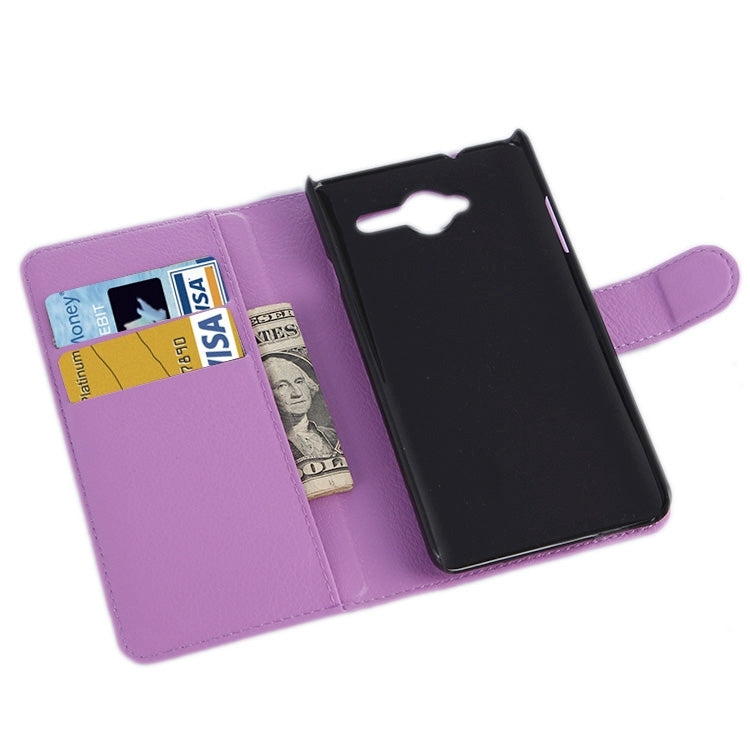 Horizontal Flip Solid color Leather Case with  Card Slots & Holder & Wallet for ZTE Blade L3