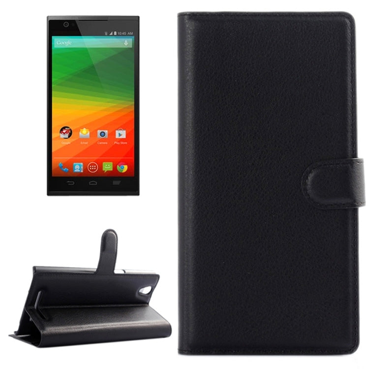 Horizontal Flip Solid color Leather Case with  Card Slots & Holder & Wallet for ZTE Z MAX / Z970