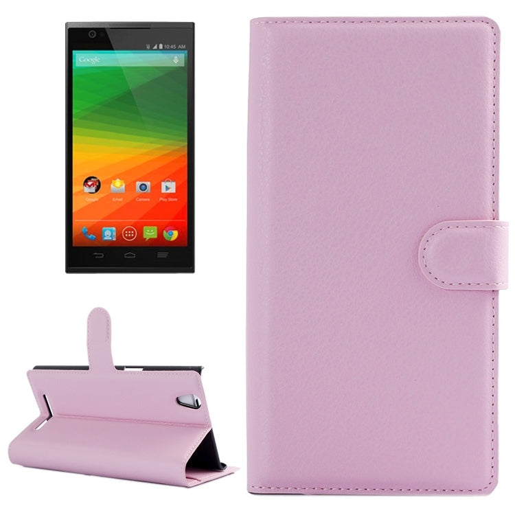 Horizontal Flip Solid color Leather Case with  Card Slots & Holder & Wallet for ZTE Z MAX / Z970