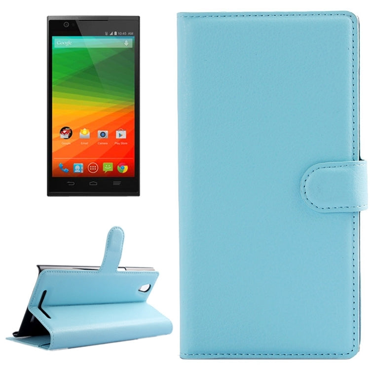 Horizontal Flip Solid color Leather Case with  Card Slots & Holder & Wallet for ZTE Z MAX / Z970