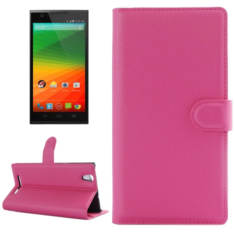 Horizontal Flip Solid color Leather Case with  Card Slots & Holder & Wallet for ZTE Z MAX / Z970