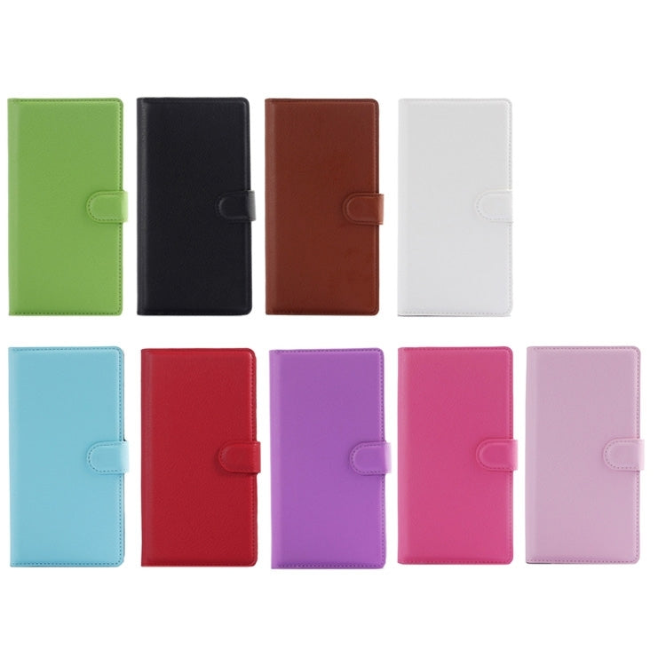 Horizontal Flip Solid color Leather Case with  Card Slots & Holder & Wallet for ZTE Z MAX / Z970