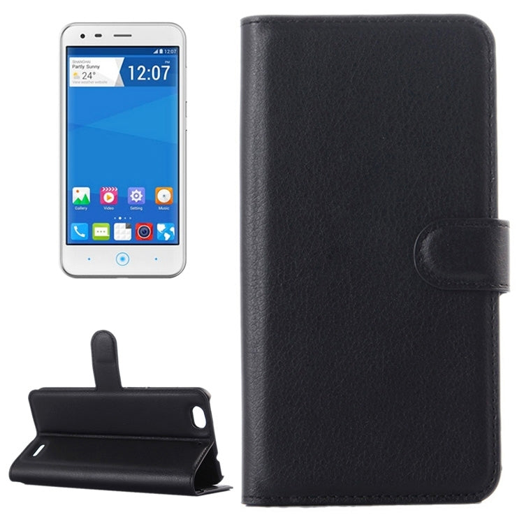 Horizontal Flip Solid color Leather Case with  Card Slots & Holder & Wallet for ZTE Blade S6 Lux