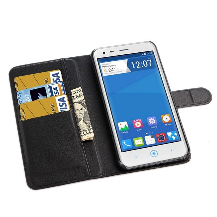Horizontal Flip Solid color Leather Case with  Card Slots & Holder & Wallet for ZTE Blade S6 Lux