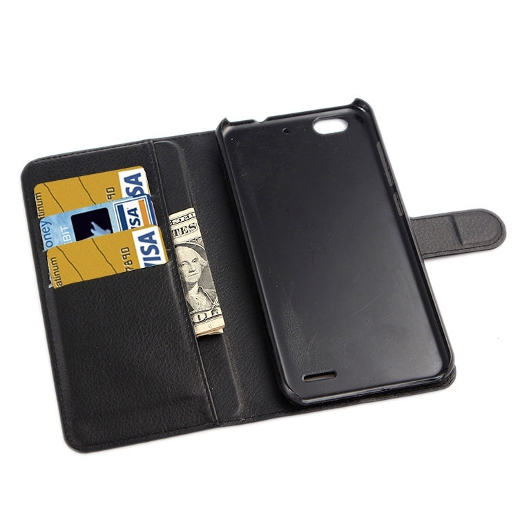 Horizontal Flip Solid color Leather Case with  Card Slots & Holder & Wallet for ZTE Blade S6 Lux
