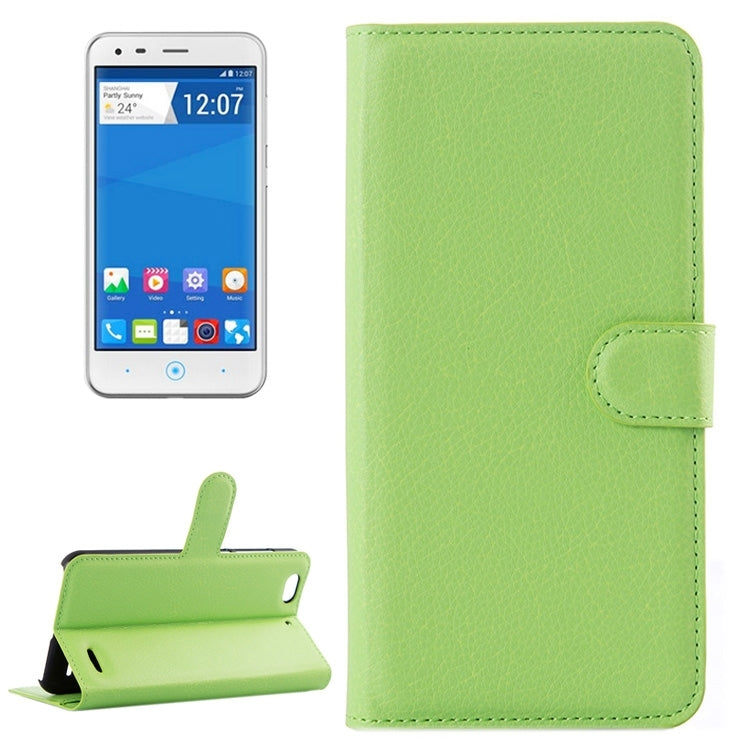 Horizontal Flip Solid color Leather Case with  Card Slots & Holder & Wallet for ZTE Blade S6 Lux