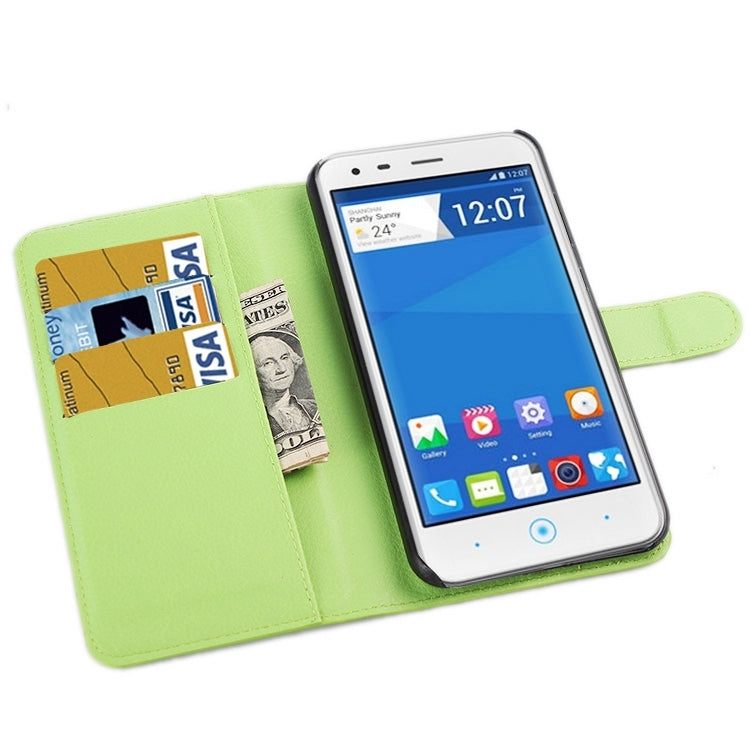 Horizontal Flip Solid color Leather Case with  Card Slots & Holder & Wallet for ZTE Blade S6 Lux