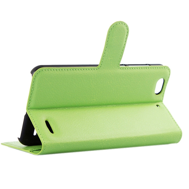 Horizontal Flip Solid color Leather Case with  Card Slots & Holder & Wallet for ZTE Blade S6 Lux