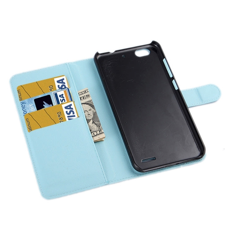 Horizontal Flip Solid color Leather Case with  Card Slots & Holder & Wallet for ZTE Blade S6 Lux