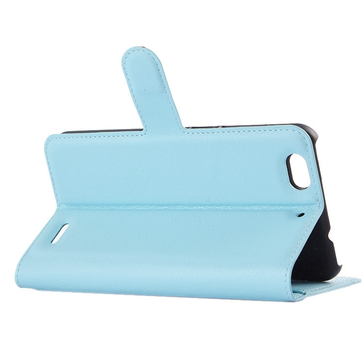 Horizontal Flip Solid color Leather Case with  Card Slots & Holder & Wallet for ZTE Blade S6 Lux