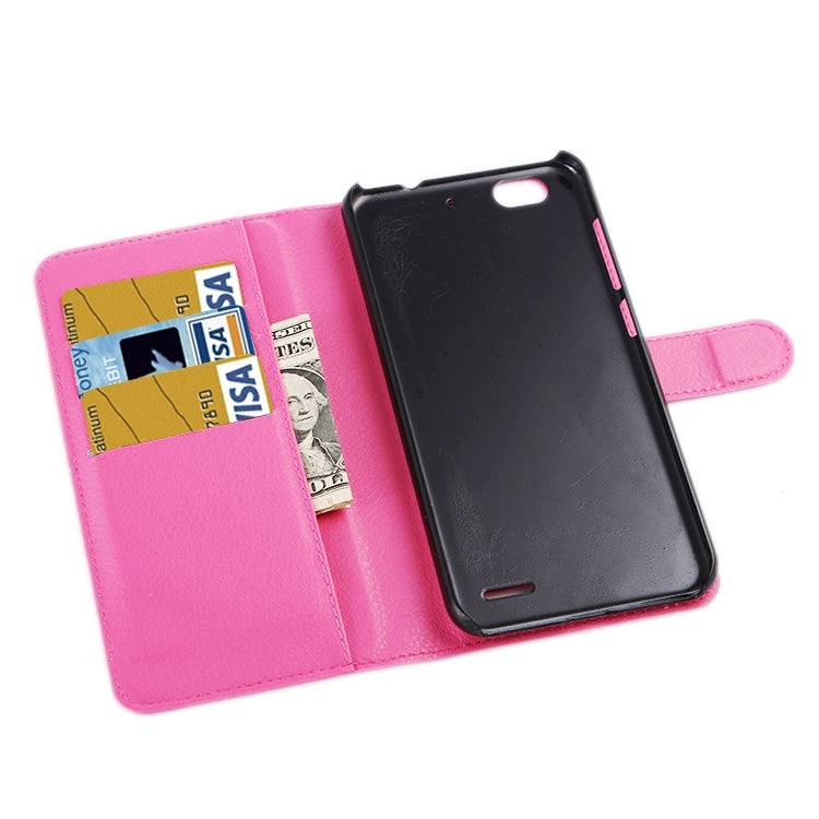 Horizontal Flip Solid color Leather Case with  Card Slots & Holder & Wallet for ZTE Blade S6 Lux