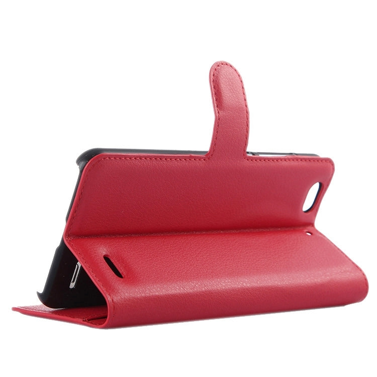 Horizontal Flip Solid color Leather Case with  Card Slots & Holder & Wallet for ZTE Blade S6 Lux