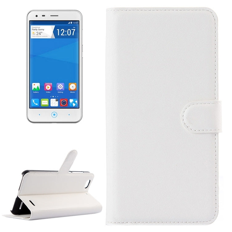 Horizontal Flip Solid color Leather Case with  Card Slots & Holder & Wallet for ZTE Blade S6 Lux