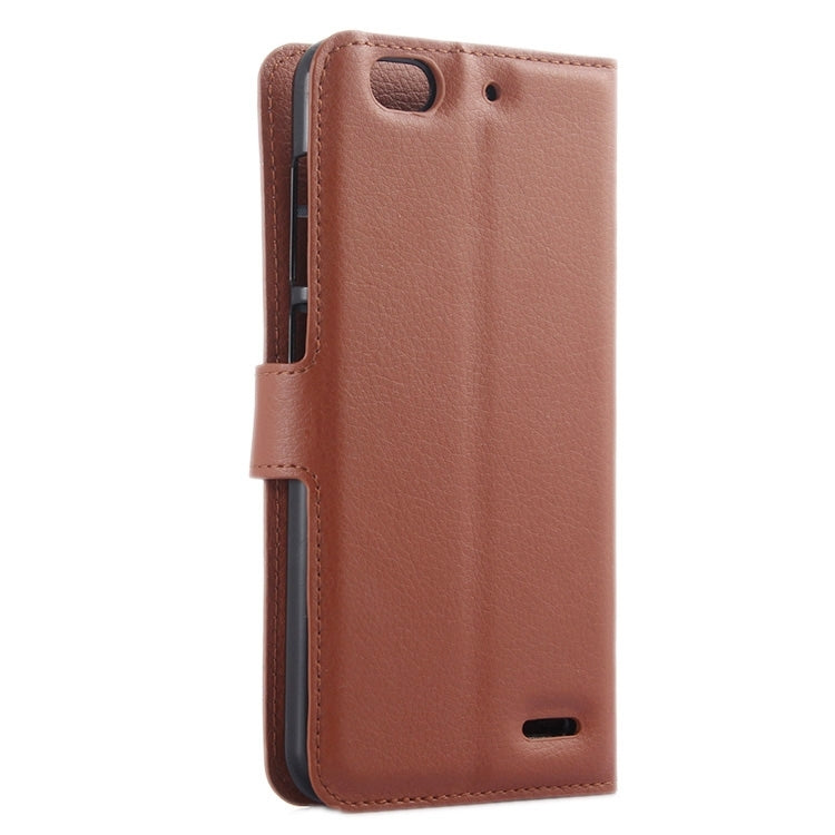 Horizontal Flip Solid color Leather Case with  Card Slots & Holder & Wallet for ZTE Blade S6 Lux