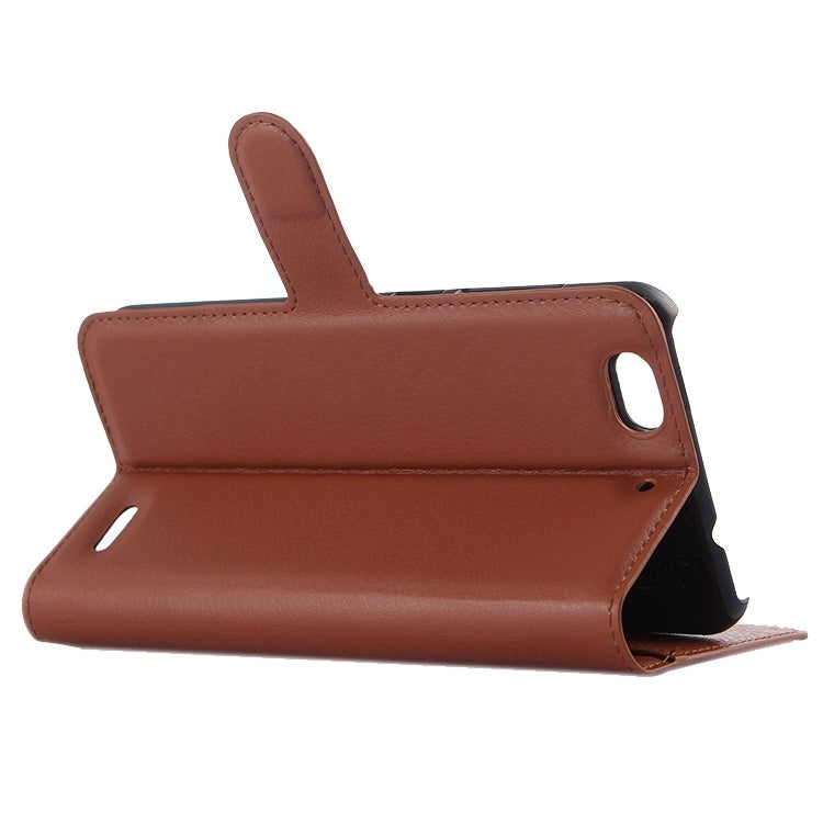 Horizontal Flip Solid color Leather Case with  Card Slots & Holder & Wallet for ZTE Blade S6 Lux