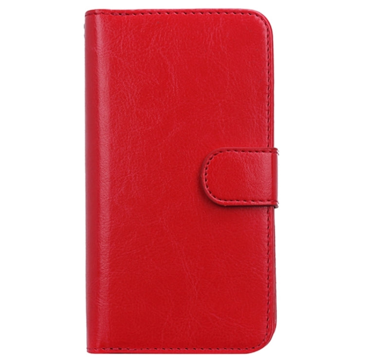 For HTC One M9 Multifunctional Crazy Horse Texture Horizontal Flip Solid Color Leather Case with Nine Card Slots & Wallet