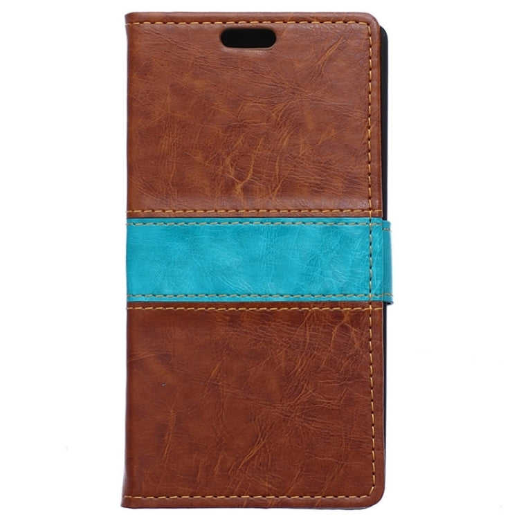 Color Matching Flip Leather Case with Holder & Card Slots & Wallet for LG G3 Stylus / D690