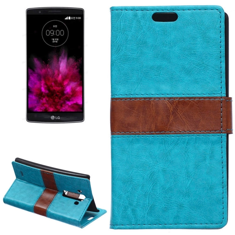 Color Matching Flip Leather Case with Holder & Card Slots & Wallet for LG G Flex2 / F510L