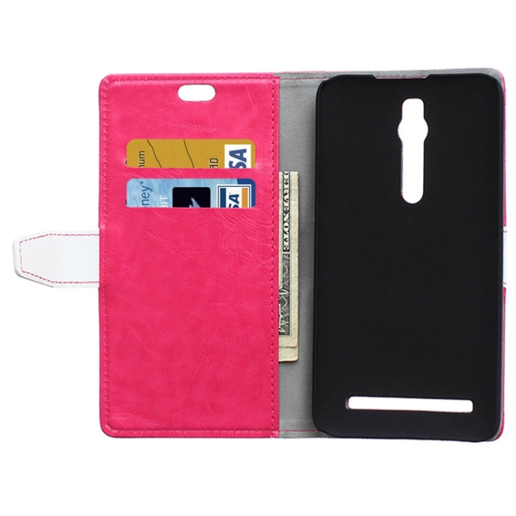 Color Matching Flip Leather Case with Holder & Card Slots & Wallet for ASUS Zenfone 2
