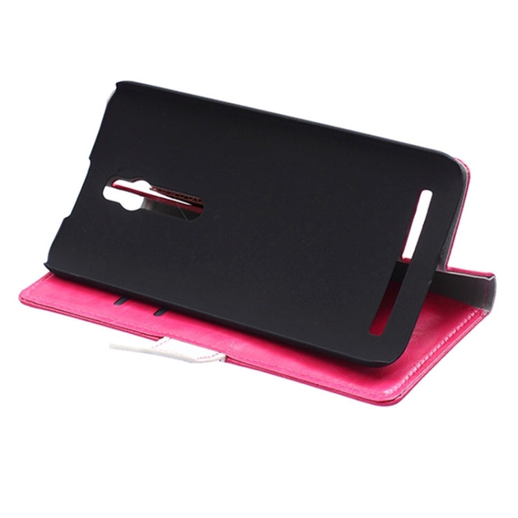 Color Matching Flip Leather Case with Holder & Card Slots & Wallet for ASUS Zenfone 2