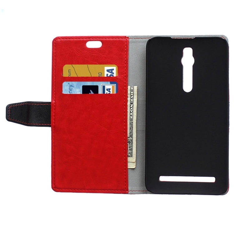 Color Matching Flip Leather Case with Holder & Card Slots & Wallet for ASUS Zenfone 2
