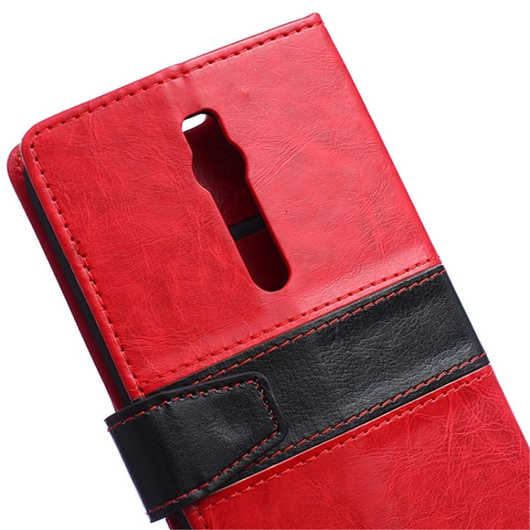 Color Matching Flip Leather Case with Holder & Card Slots & Wallet for ASUS Zenfone 2