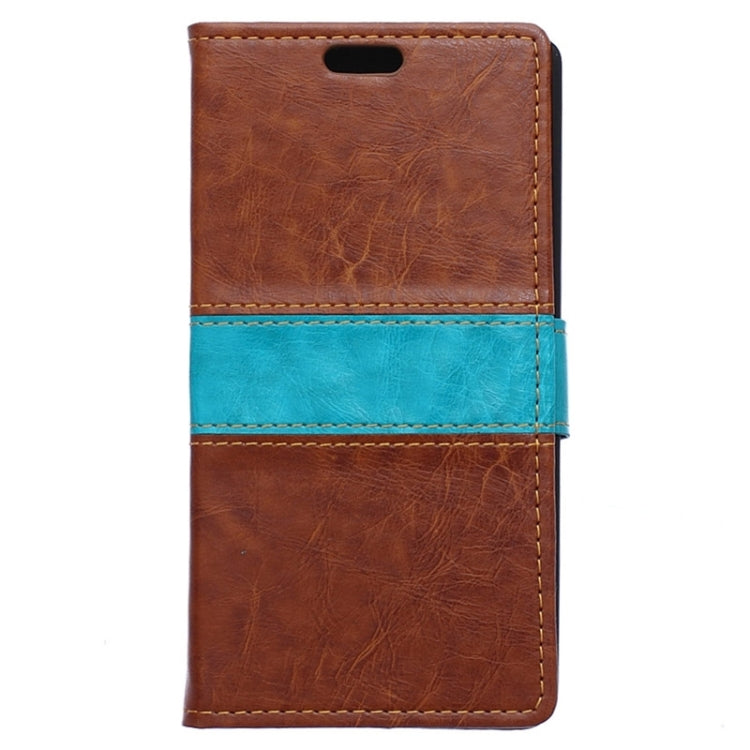 Color Matching Flip Leather Case with Holder & Card Slots & Wallet for ASUS Zenfone 2