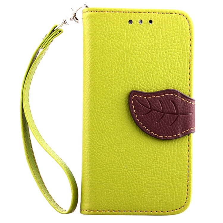 Leaf Magnetic Snap Litchi Texture Horizontal Flip Leather Case with Card Slots & Wallet & Holder & Lanyard for Motorola Moto E / XT1021