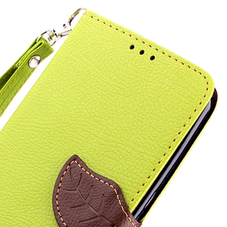 Leaf Magnetic Snap Litchi Texture Horizontal Flip Leather Case with Card Slots & Wallet & Holder & Lanyard for Google Nexus 6