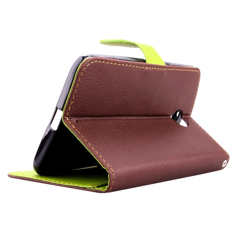 Leaf Magnetic Snap Litchi Texture Horizontal Flip Leather Case with Card Slots & Wallet & Holder & Lanyard for Google Nexus 6