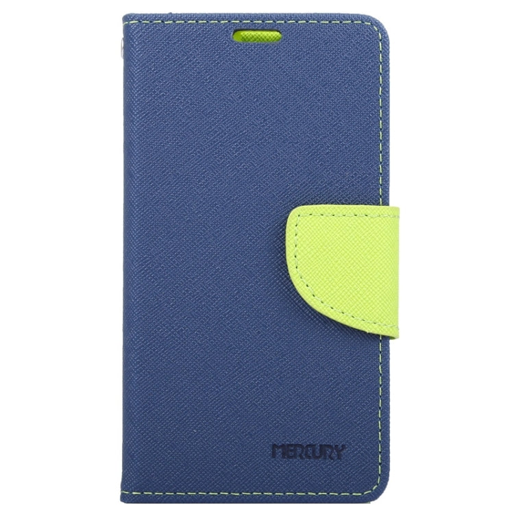 MERCURY Cross Texture Contrast Color Style Leather Case with Holder & Card Slots & Wallet for Sony Xperia Z1 Compact
