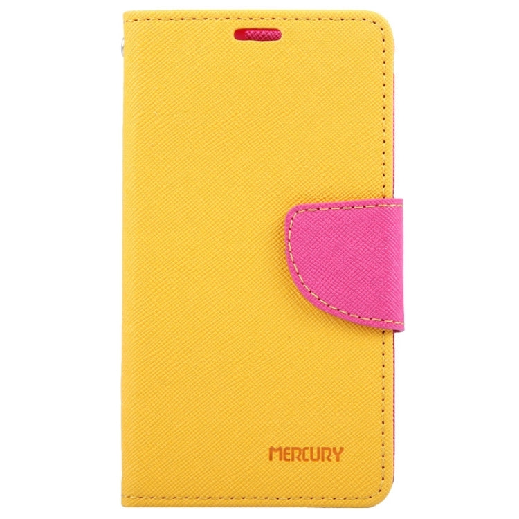 MERCURY Cross Texture Contrast Color Style Leather Case with Holder & Card Slots & Wallet for Sony Xperia Z1 Compact