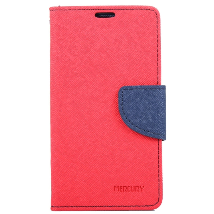 MERCURY Cross Texture Contrast Color Style Leather Case with Holder & Card Slots & Wallet for Sony Xperia Z1 Compact