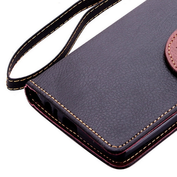 Leaf Magnetic Snap Litchi Texture Horizontal Flip Leather Case with Card Slots & Wallet & Holder & Lanyard for LG G4