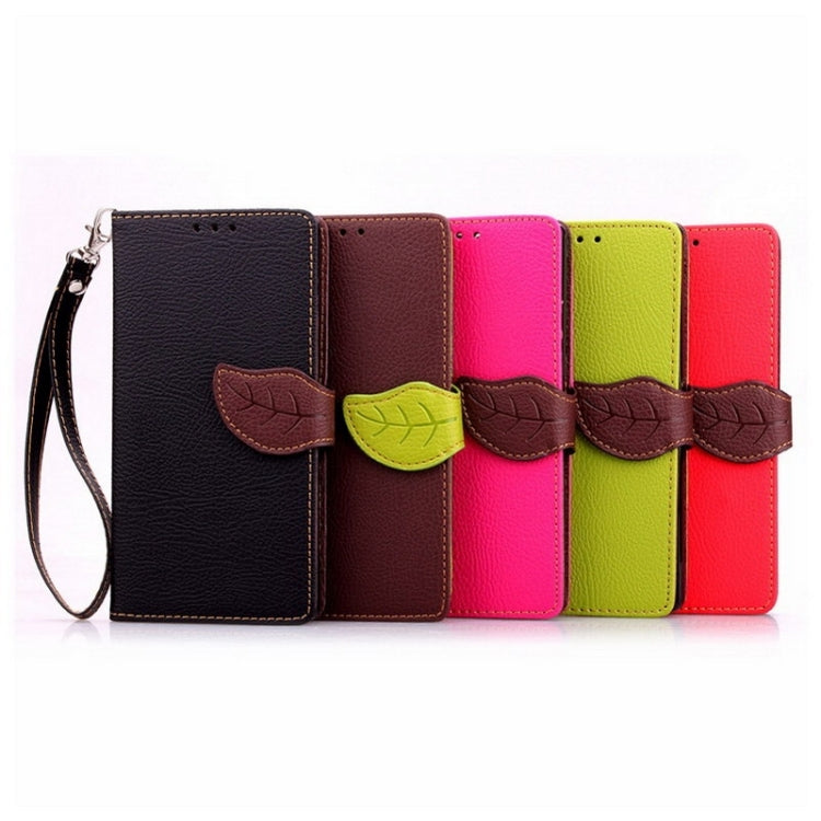 Leaf Magnetic Snap Litchi Texture Leather Case with Holder & Card Slots & Wallet for Sony Xperia Z4