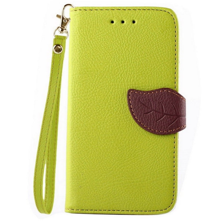 Leaf Magnetic Snap Litchi Texture Horizontal Flip Leather Case with Card Slots & Wallet & Holder & Lanyard for Nokia Lumia 730