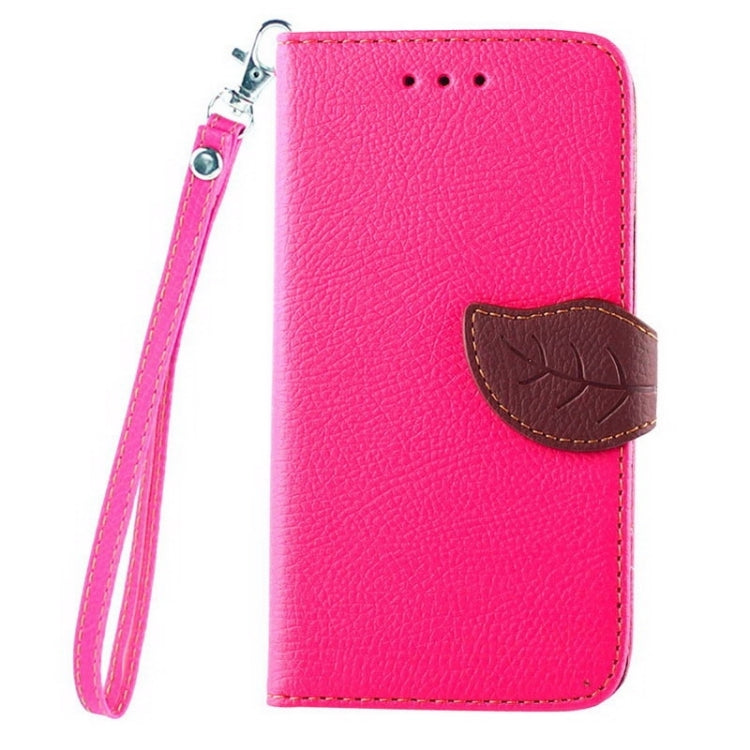 Leaf Magnetic Snap Litchi Texture Horizontal Flip Leather Case with Card Slots & Wallet & Holder & Lanyard for Nokia Lumia 730
